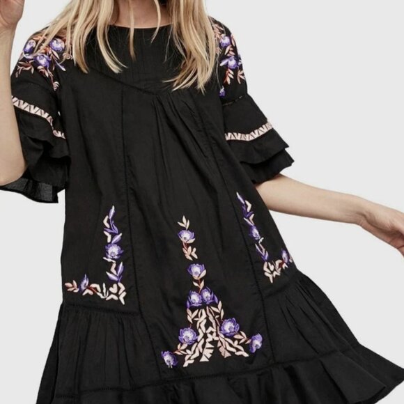 FREE PEOPLE EMBROIDERED PAVLO DRESS - Picture 2 of 10